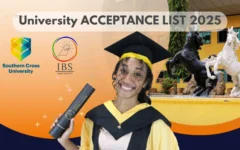 University ACCEPTANCE LIST 2025