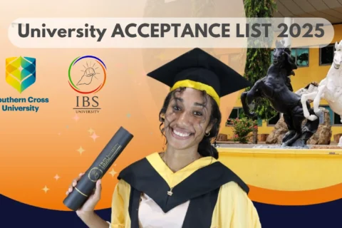 University ACCEPTANCE LIST 2025