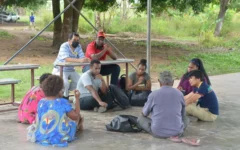 IBSU academics and students in a discussion