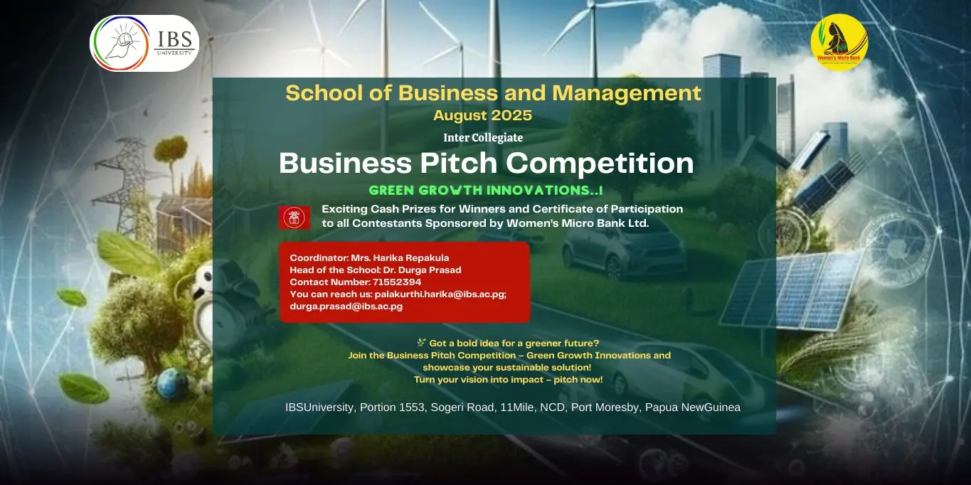 Green Growth Innovations: Business Pitch Competition-2025