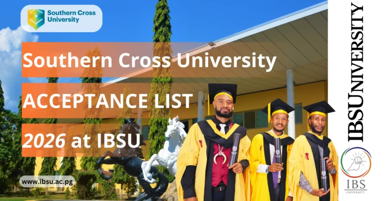 IBSU SCU - 2026 Acceptance Lists