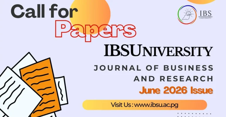 IBSU Journal - Call For Papers- June 2026